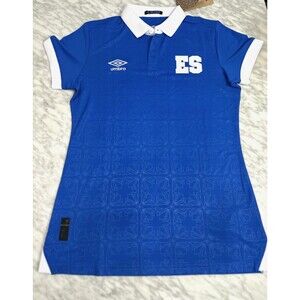 Umbro El Salvador National Team 2025 Blue Home Jersey authentic Women’s Large